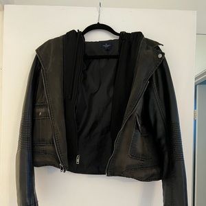 American Eagle Faux leather jacket